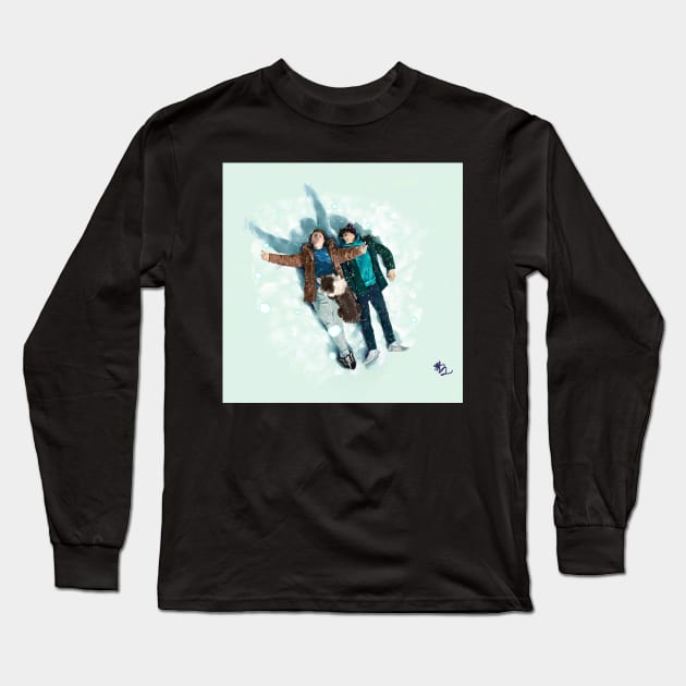 Heartstopper - snow Long Sleeve T-Shirt by AAHarrison